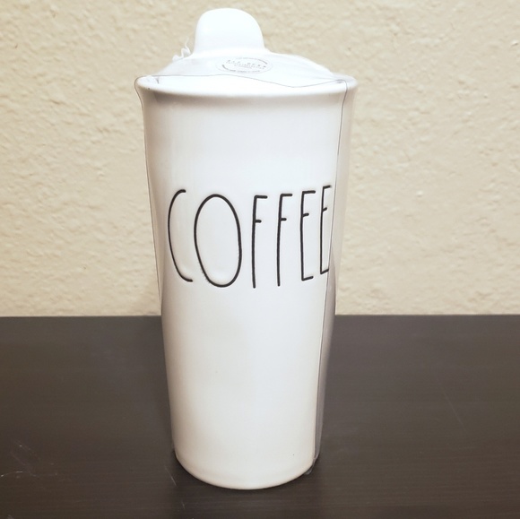 Rae Dunn Other - Rae Dunn COFFEE Ceramic Travel Mug with Lid Rae Dunn Other - Rae Dunn COFFEE Ceramic Travel Mug with Lid